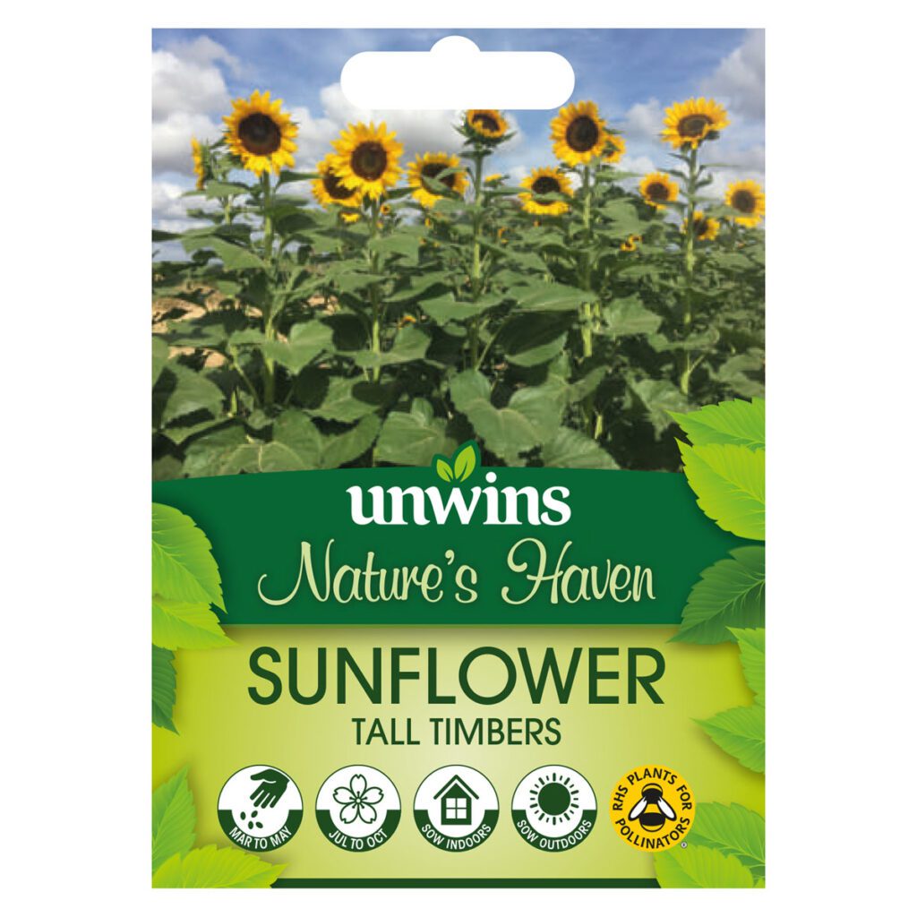 Nature’s Haven Sunflower Tall Timbers Seeds 5051618036481 2